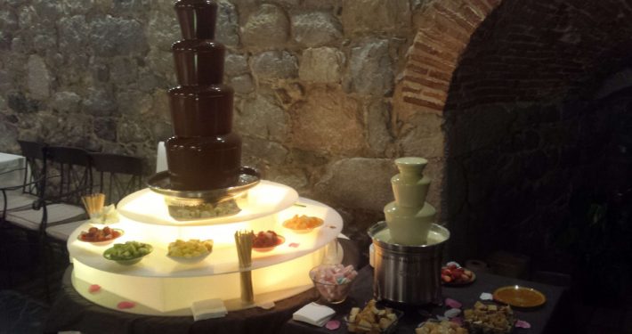 fuentes de chocolate para bodas y eventos en Asturias cantabria bilbao leon